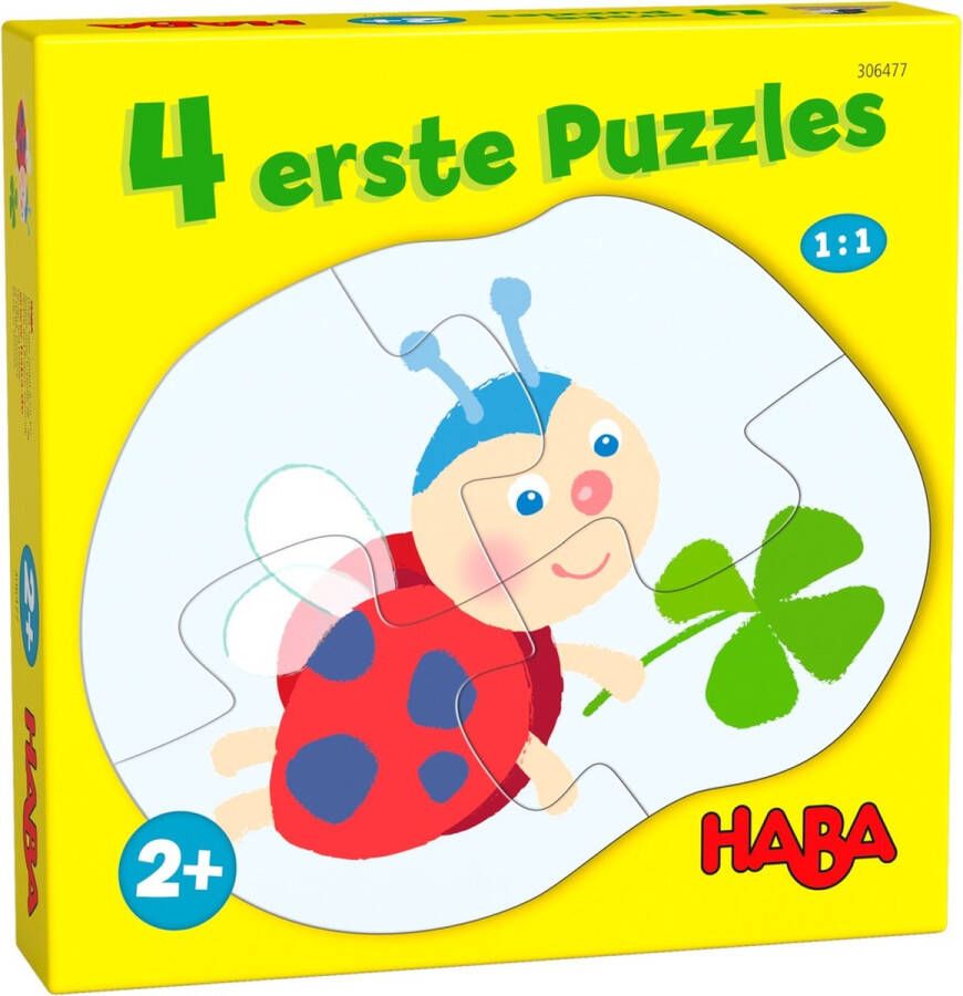 Haba Vormenpuzzels In De Weide Junior Karton 4-delig