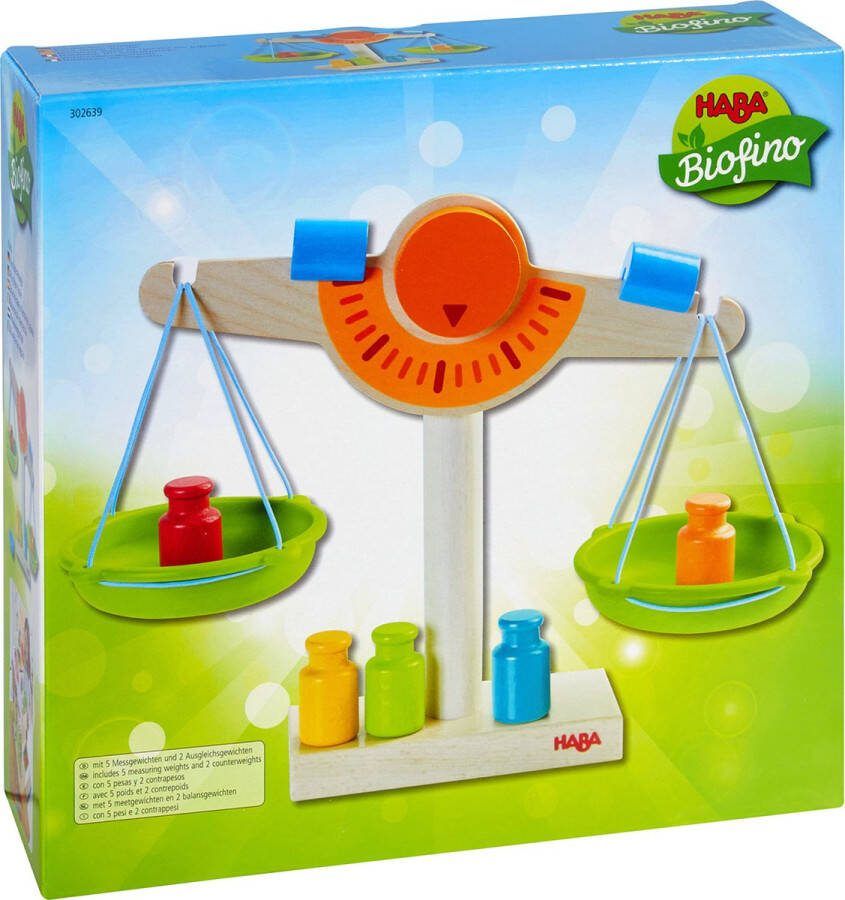 Haba Biofino houten weegschaal 32 cm