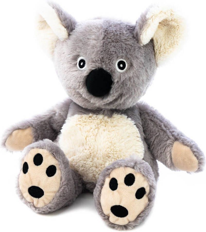 Habibi Warmte magnetron opwarm knuffel Koala grijs 35 cm pittenzak