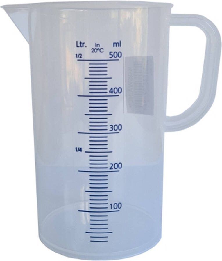Habitas4U Kunststof maatbeker 0.5 liter Habitas