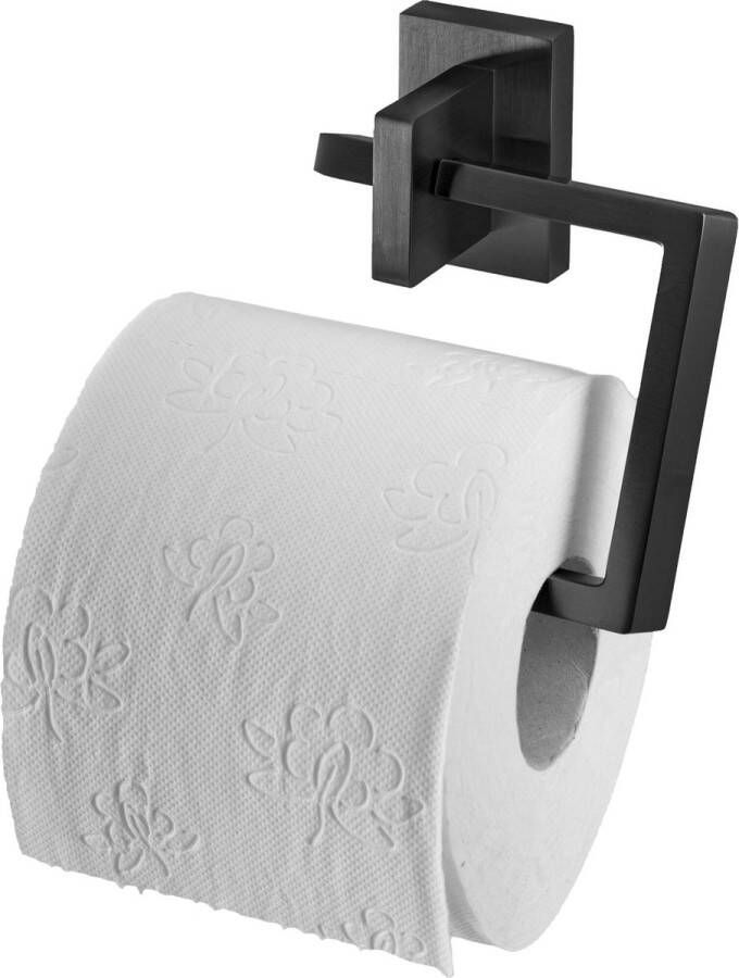 Haceka Edge toiletrolhouder zonder klep 12 8x4 6x10 7cm grafiet
