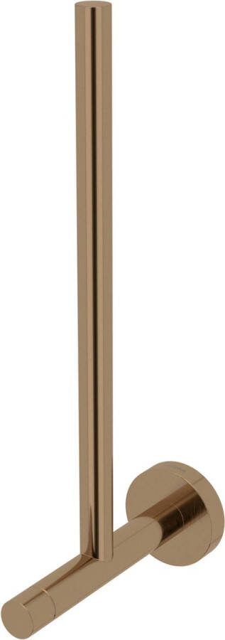 Haceka Kosmos Reserve toiletrolhouder 5 3x13 6x29 5cm geborsteld koper