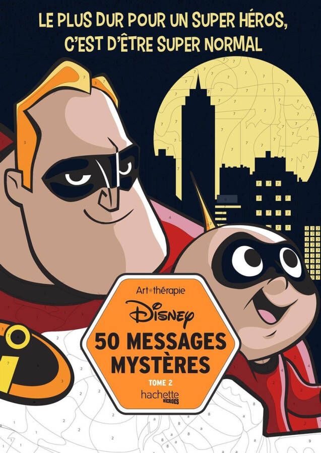 Hachette Disney 50 Messages Mystères tome 2 Kleurboek voor volwassenen