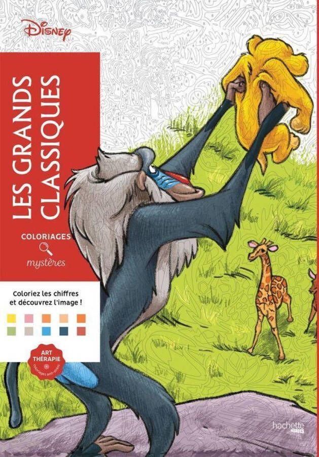 Hachette Disney Les Grands Classiques 1 Kleurboek voor volwassenen