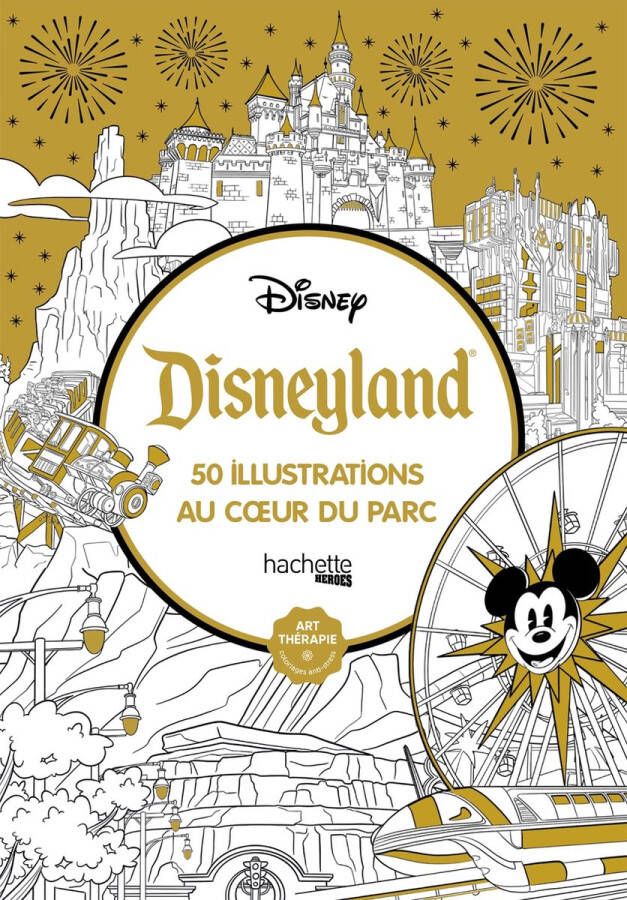 Hachette Disneyland au Coeur du Parc Kleurboek voor volwassenen