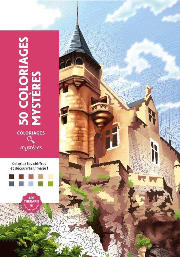 Hachette heroes 50 Coloriages Mystères Kleuren op nummer Kleurboek Hachette