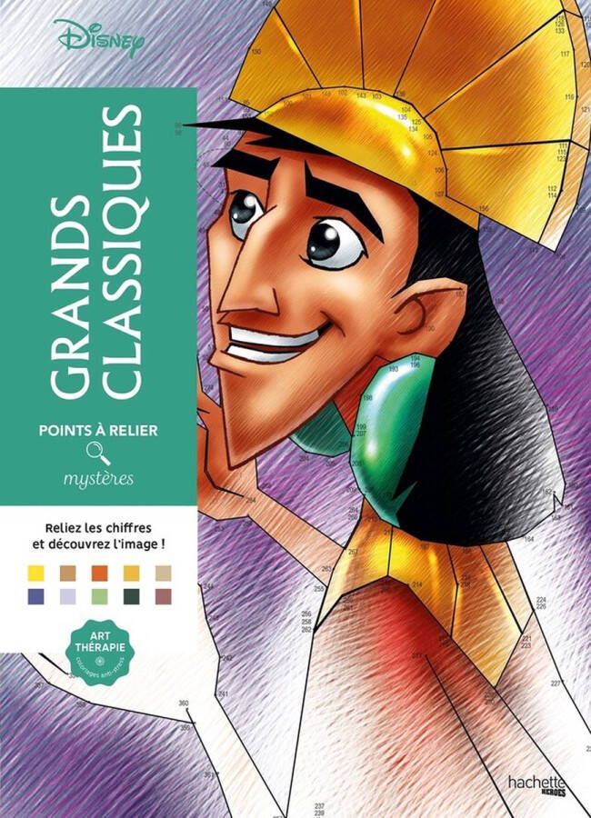 Hachette heroes Grands Classiques Disney Point a Rèlier Kleurboek voor volwassenen Hachette