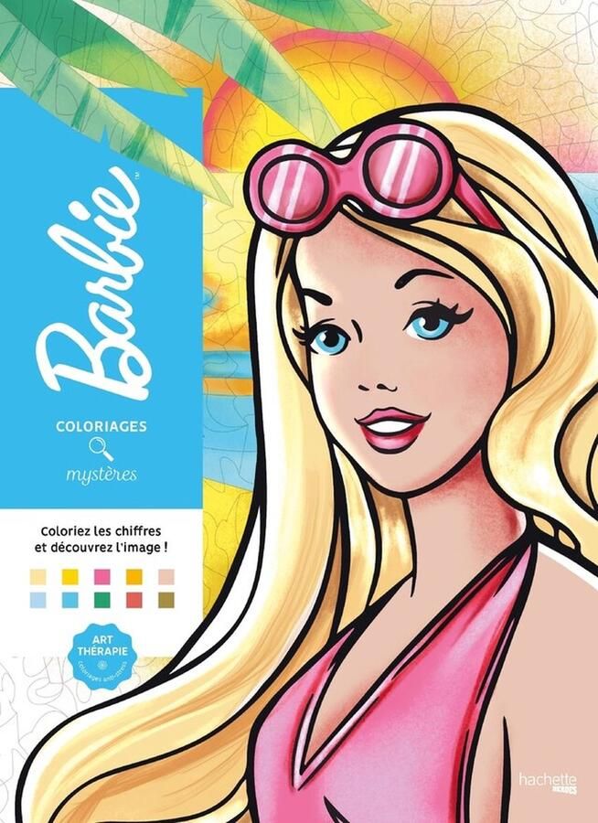 Hachette heroes Coloriages Mystères Barbie Kleuren op nummer kleurboek voor volwassenen