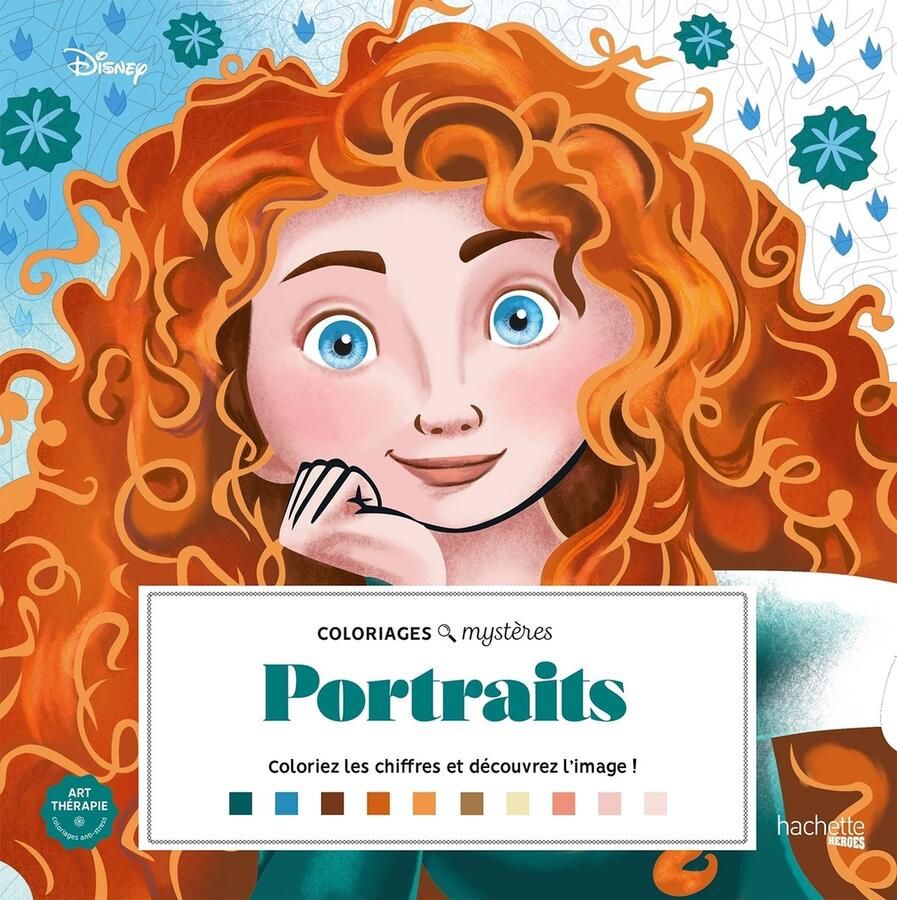 Hachette heroes Grand Carré Mystères Portraits Hachette Kleurboek voor volwassenen
