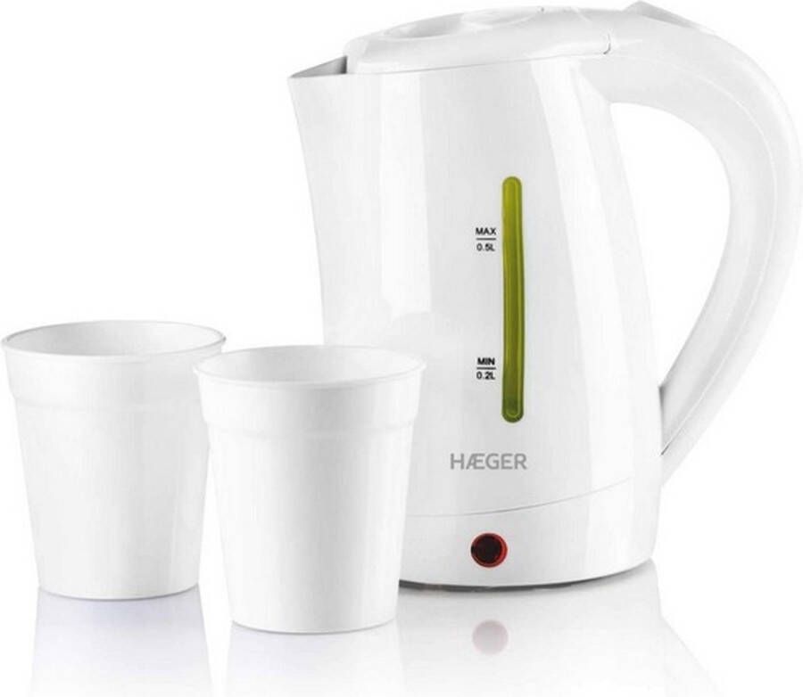 Haeger Waterkoker 5608475009006 0 5 L 1100W Wit 500 ml 1100 W