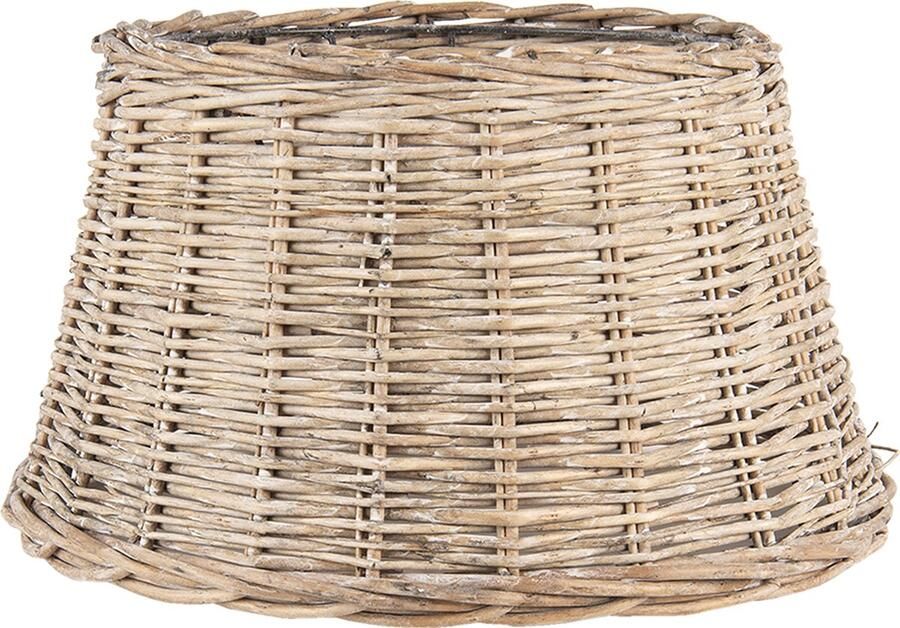 HAES deco Rotan Lampenkap Natural Cosy bruin rotan gevlochten formaat Ø 38x22 cm voor Fitting E27 Tafellamp Hanglamp