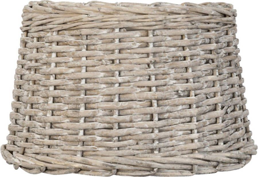 HAES deco Rotan Lampenkap Natural Cosy beige rotan gevlochten formaat Ø 30x19 cm voor Fitting E27 Hanglamp