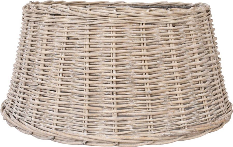 HAES deco Rotan Lampenkap Natural Cosy beige rotan gevlochten formaat Ø 56x29 cm voor Fitting E27 Tafellamp Hanglamp