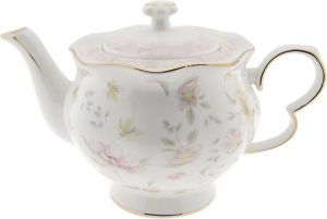HAES deco Theepot Porselein Tableware flowers Theepot 1200 ml Traditioneel Theeservies Theekan