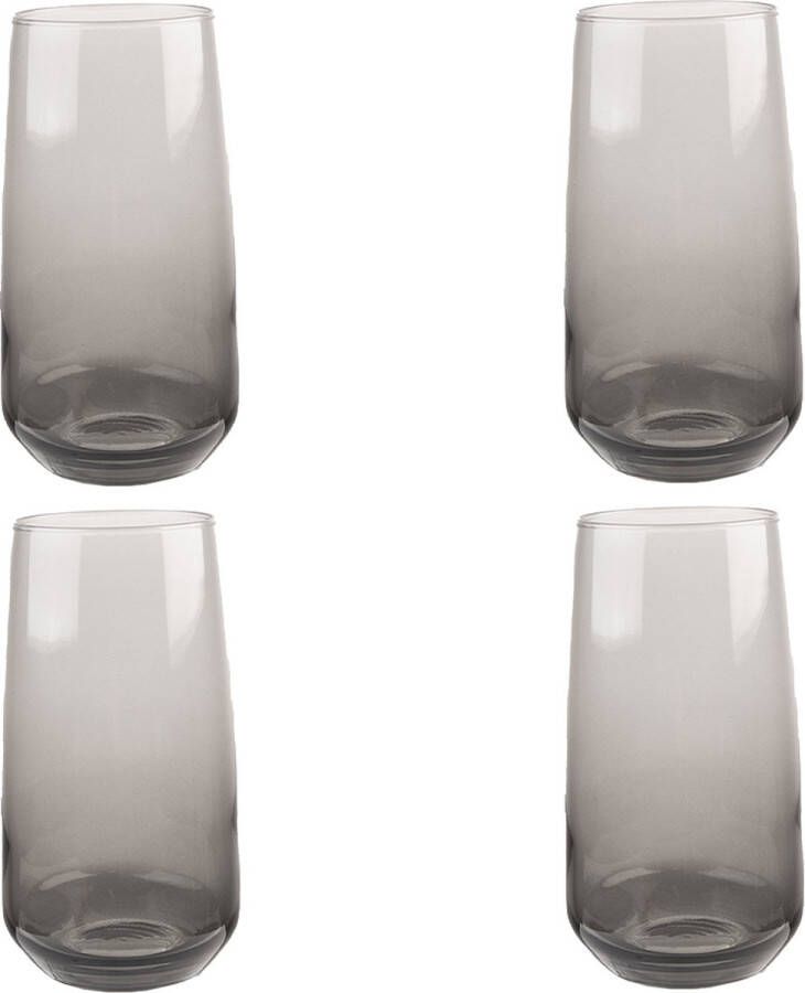 HAES deco Waterglas Drinkglas set van 4 glazen inhoud glas 430 ml formaat glas Ø 6x14 cm Waterglazen Drinkglazen