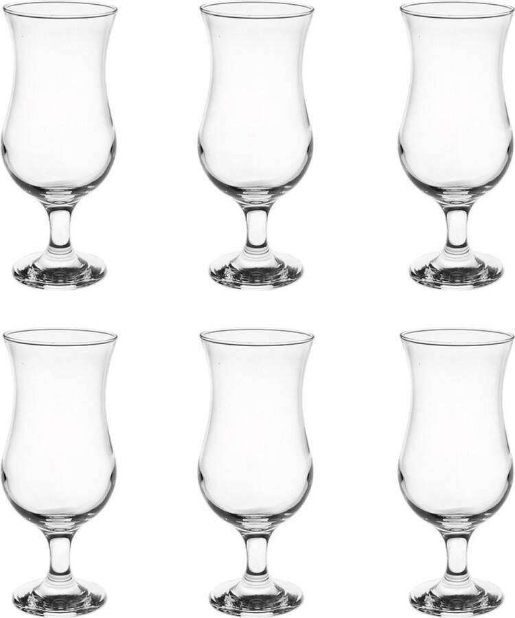 HAES deco Waterglas Drinkglas set van 6 glazen inhoud glas 420 ml formaat glas Ø 8x19 cm Waterglazen Drinkglazen