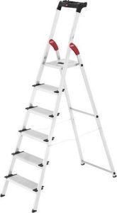 Hailo huishoudtrap L80 6 xxl alu steps
