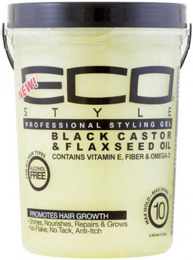 Hair ECO Styler Styling Gel Black Castor Oil 80oz