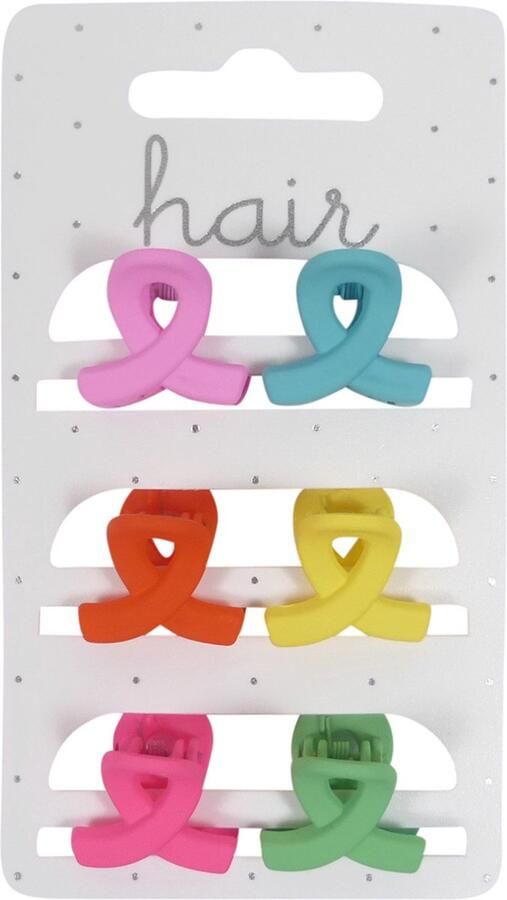 Hair Haarklem Kappersklem Lusmodel 2.0cm Mat Finish Bright Tinten
