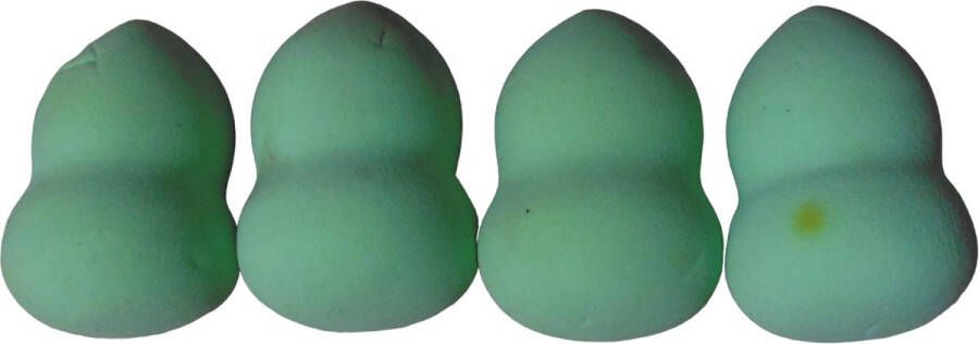 Hairmode 4x Beauty blender groen met beschadigingen