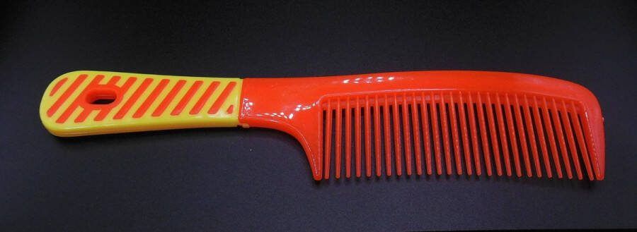 Hairmode Grote handvat kam neon oranje-geel