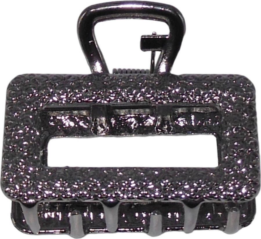 Hairmode Haarklem metaal tas donkergrijs