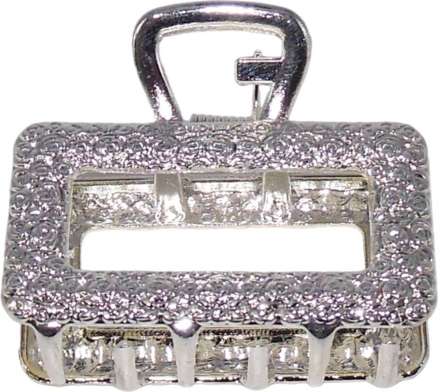 Hairmode Haarklem metaal tas zilver