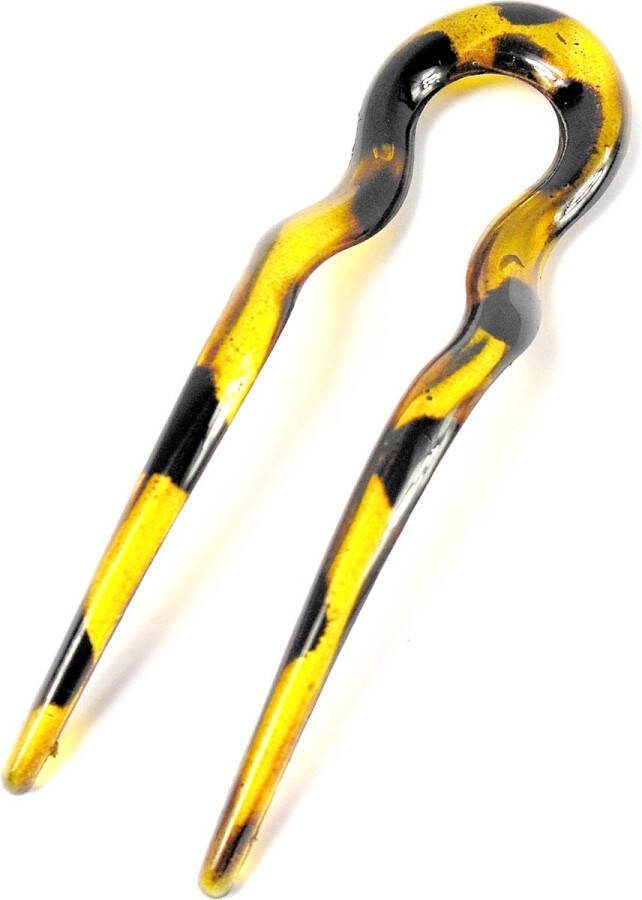 Hairmode Haarpin lichtbruin lengte 13 cm breedte 4 cm Kerstcadeau Kerst