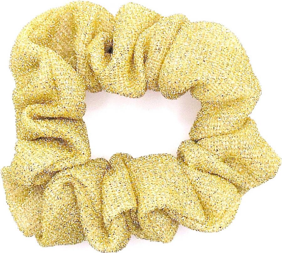 Hairmode Scrunchie goud glitter Kerstcadeau Kerst