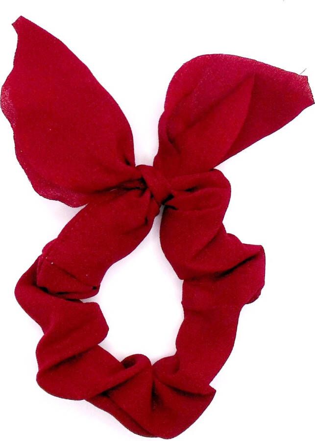 Hairmode Scrunchie met strik rood Kerstcadeau Kerst