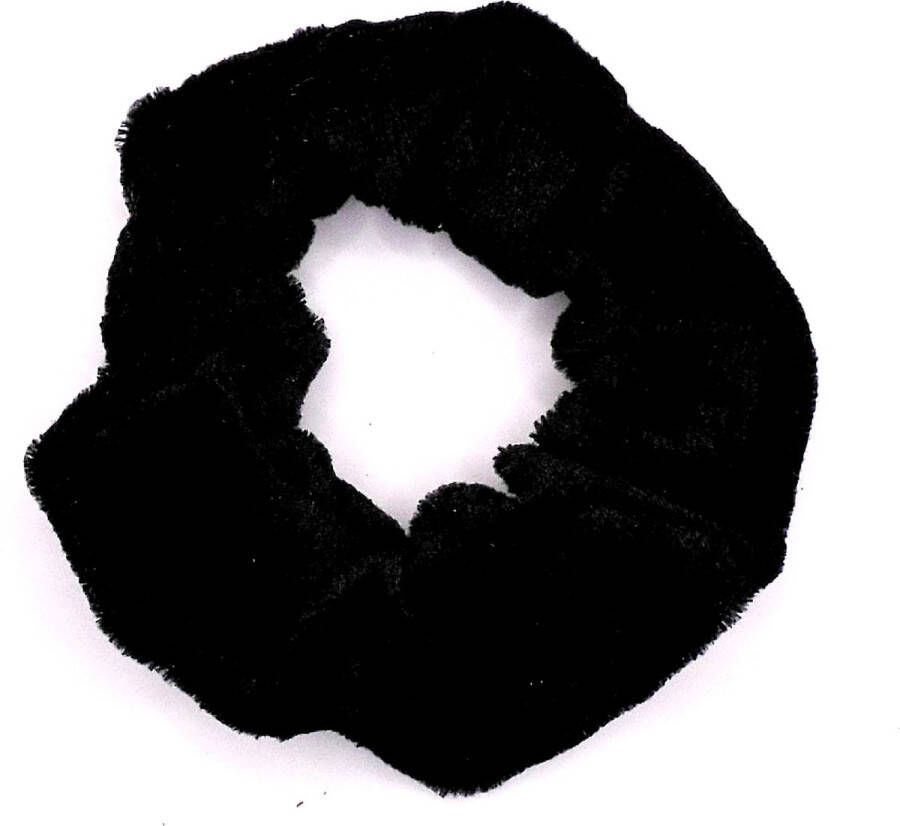 Hairmode Scrunchie velvet zwart Kerstcadeau Kerst