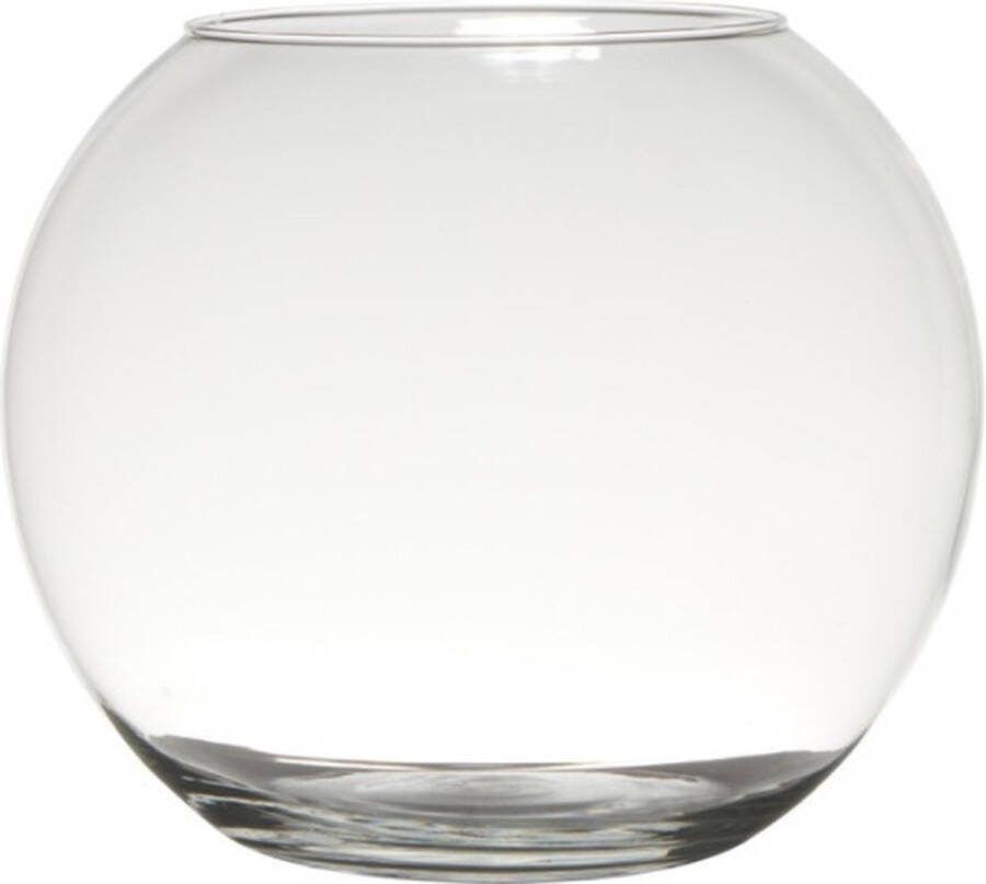 Hakbijl Glass Hakbijl glas bol vaas terrarium D30 x H23 cm transparant glas Vazen