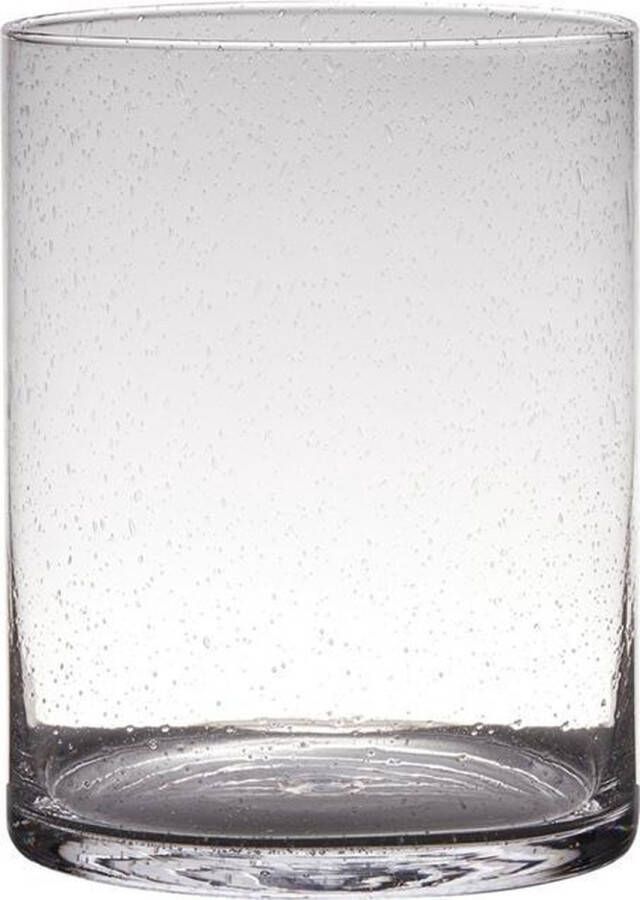 Hakbijl Glazen Cilindervaas Archer Soda-bubbles