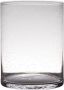 Hakbijl Glass Transparante home-basics Cylinder vorm vaas vazen van bubbel glas 30 x 19 cm Bloemen takken boeketten vaas voor binnen gebruik - Thumbnail 2