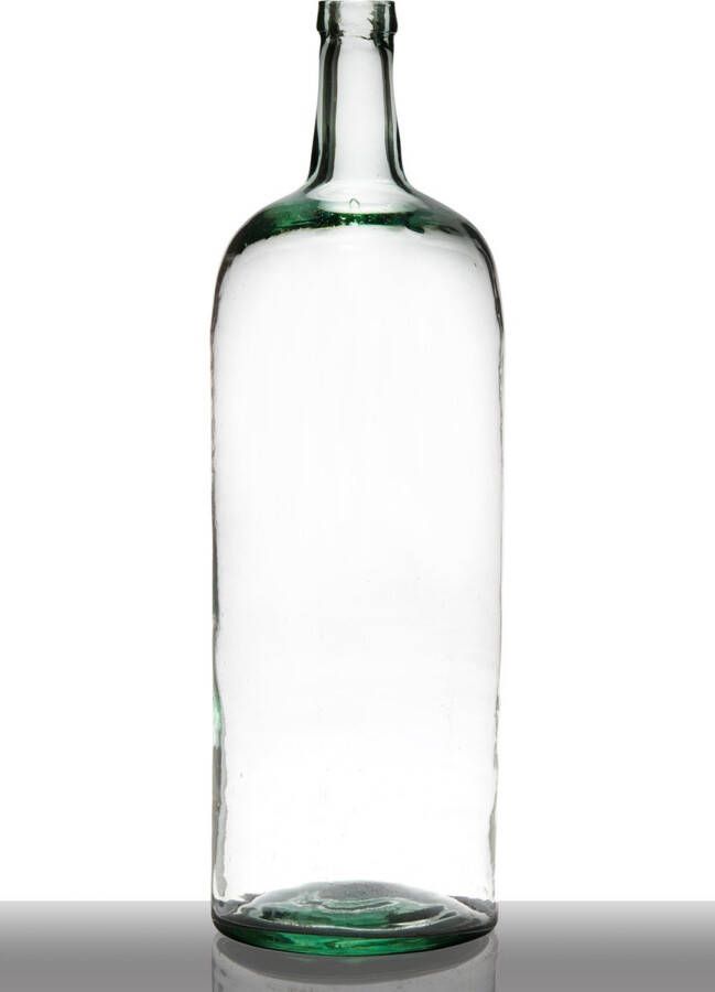 Hakbijl Glass Terri Mondgeblazen fles Helder Gerecycled glas XXL: h60 x d19 cm