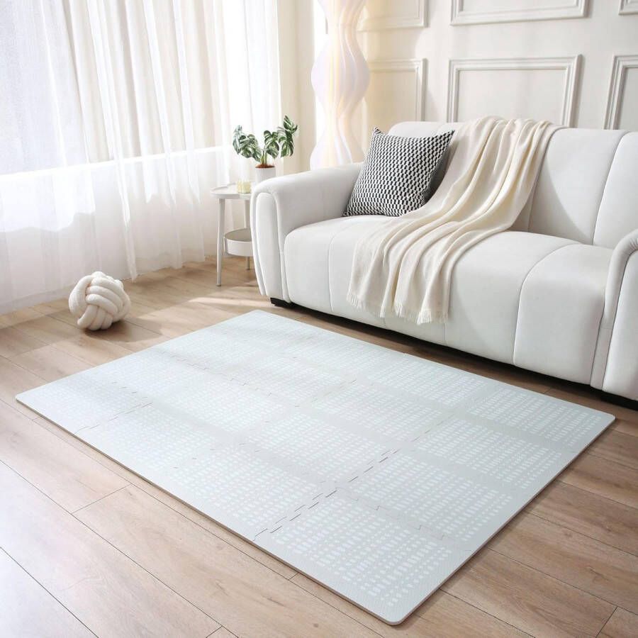 Hakuna Matte Hakuna Mat grote puzzelmat voor baby's Hygge 1 8x1 2m Stijlvolle speelmat in milieuvriendelijke verpakking Niet-giftige geurloze speelmat 48 driehoekige tegels 20 zijranden