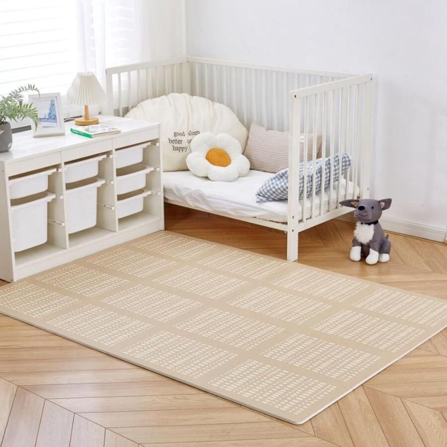 Hakuna Matte Hakuna Mat grote puzzelmat voor baby's Hygge 1 8x1 2m Stijlvolle speelmat in milieuvriendelijke verpakking Niet-giftige geurloze speelmat 48 driehoekige tegels 20 zijranden