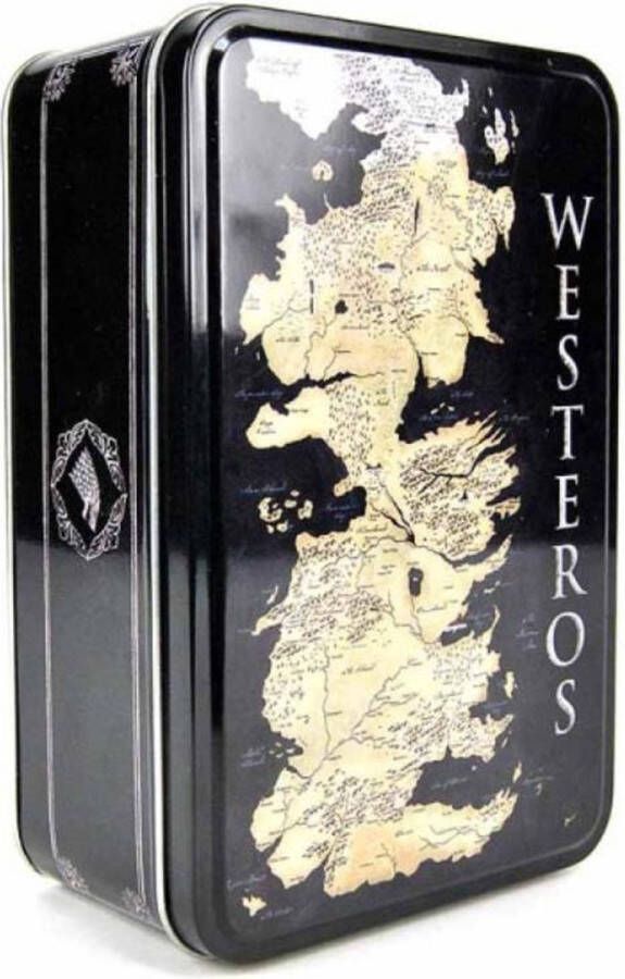 Half Moon Bay Game of Thrones Tin Lunch Box Map