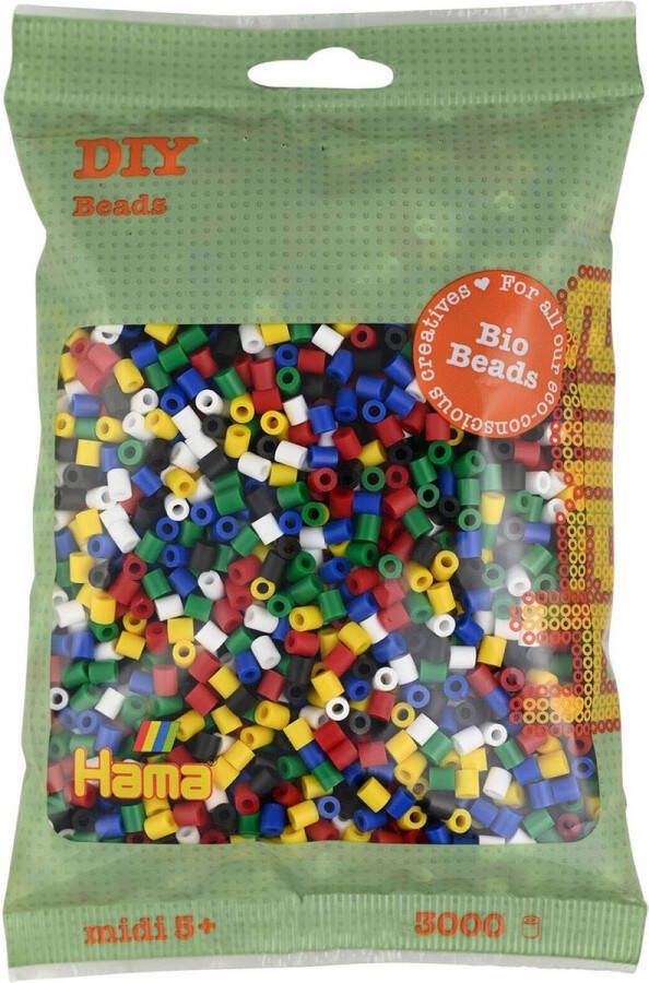 Hama Bio Strijkkralen Kleurenmix (198) 3000st