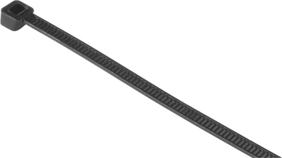 Hama 00221001 Klittenband kabelbinder Kunststof Zwart flexibel (l x b) 30 cm x 0.48 cm 50 stuk(s)