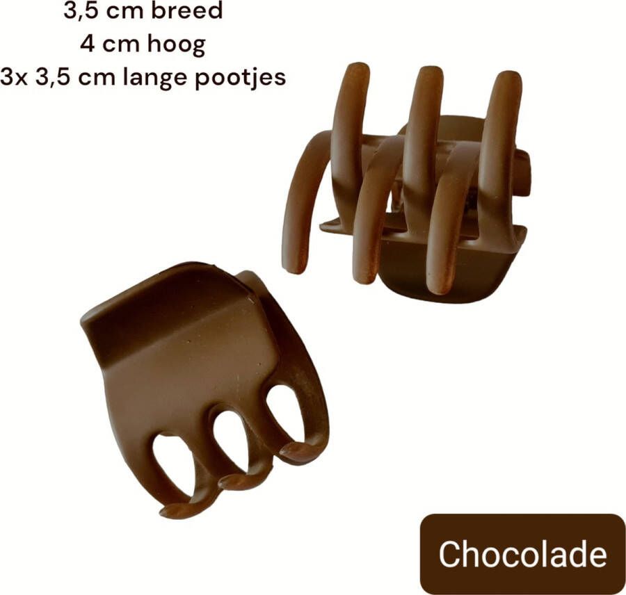 H.A.M.A. Haarklem Bruin Chocolade Gematteerd 3 5 x 4 cm Volwassen Tieners 1 stuks 3 4 cm