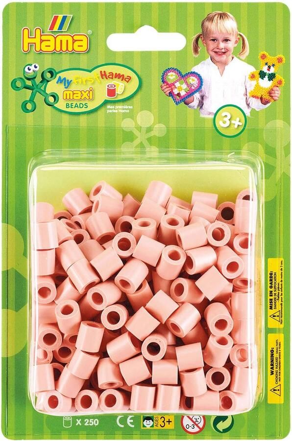 Hama Strijkkralen Maxi Mat Roze 250st
