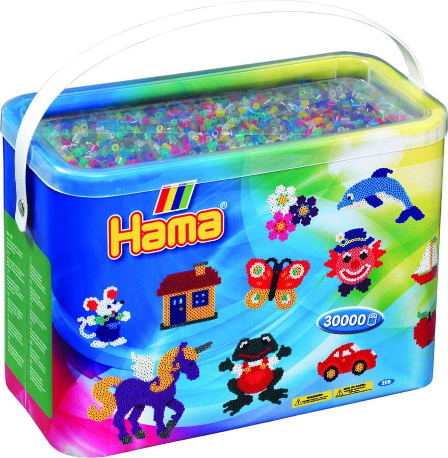 Hama Strijkkralen in Emmer Transparantmix (053) 30.000st.