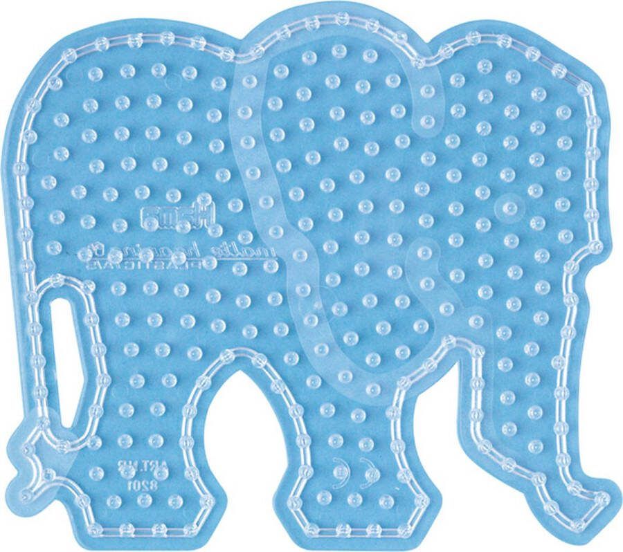 Hama Maxi Strijkkralen Grondplaat Olifant Transparant