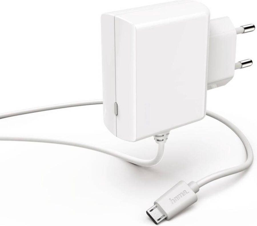Hama Oplader micro-USB 1 2 A wit