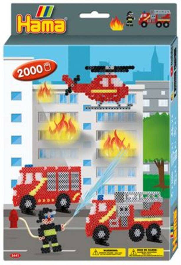 Hama Set Strijkkralen 2000 Kralen Fire Fighters 3441