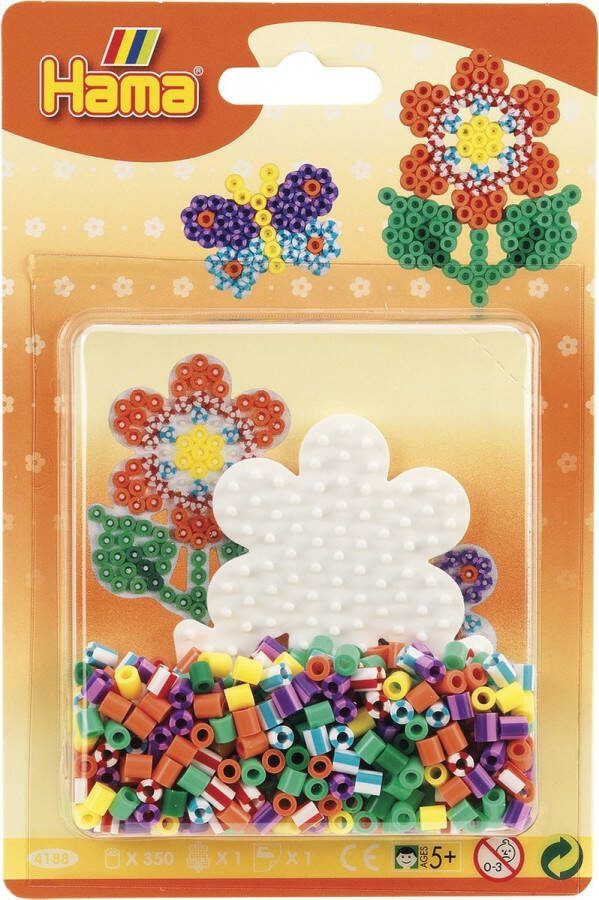Hama Strijkkralen Vlinder en Bloem Set 350 Stuks