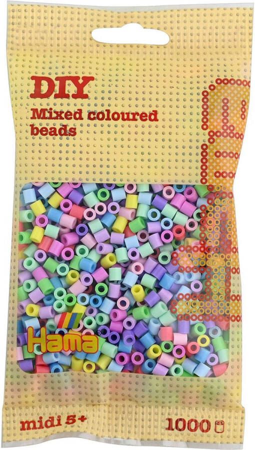 Hama Strijkkralen pastel 1000 stuks