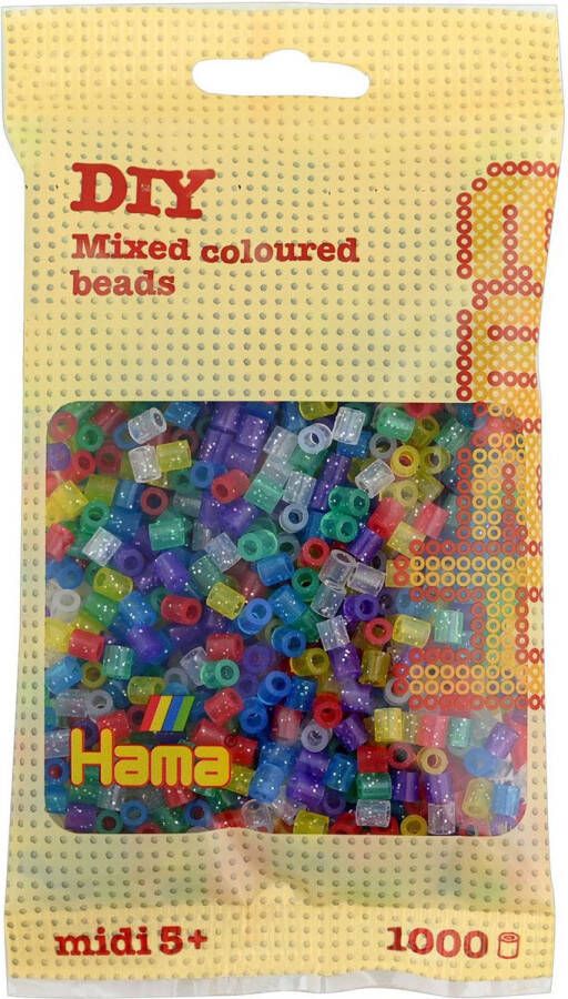 Hama Strijkkralen glitter 1000-delig