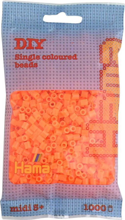 Hama Strijkkralen Hama 1000 Stuks Oranje Neon